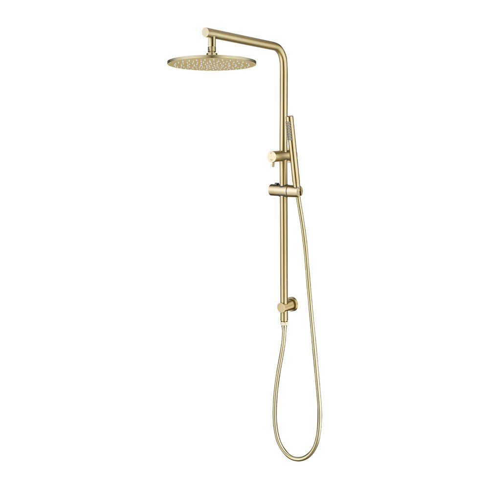 10" Light Brushed Brass Shower Station — Default Title