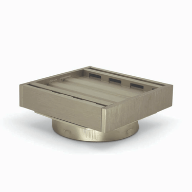 100 x 100 x 21mm Brushed Nickel Ezy Flow Guard Floor Waste Insert - Nuvio - MS - EFTIG21FW - N - Drains