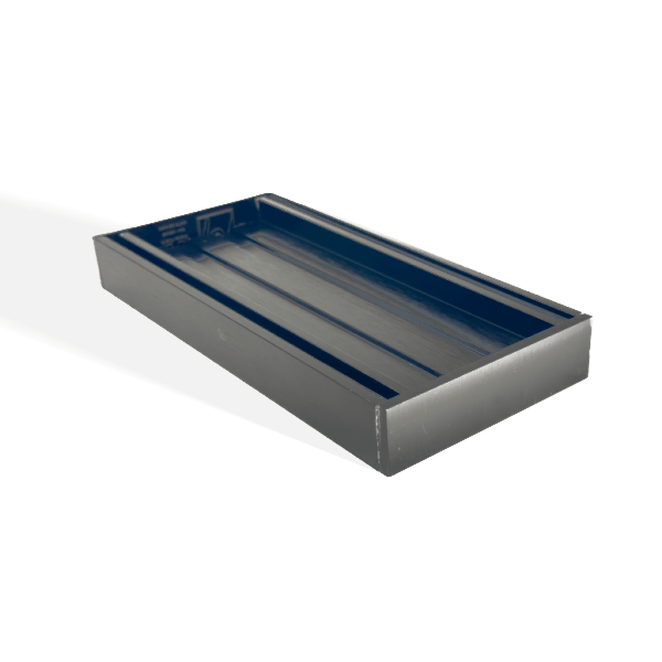 100 x 100 x 26mm Brushed Black Ezy Flow Tile Insert Grate — Default Title