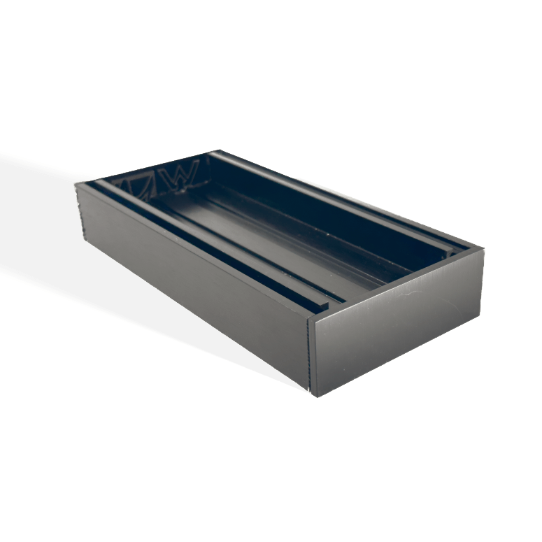 100 x 100 x 35mm Brushed Black Ezy Flow Tile Insert Grate — Default Title