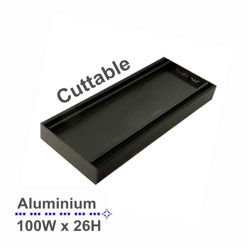 100 x 100 x 26mm Black Gold Tile Insert Grate — Default Title
