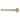 200mm Light Brushed Brass Ceiling Shower Arm - Nuvio - LBG0105.SA - Shower Arm