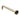 400mm Light Brushed Brass Wall Shower Arm - Nuvio - LBG0108.SA - Shower Arm