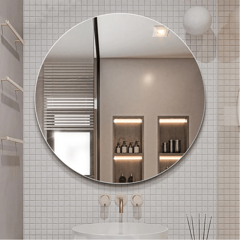 90cm Round Pencil-Edge Mirror — Default Title