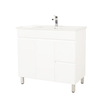 BIANCA 900mm PVC Freestanding Vanity
