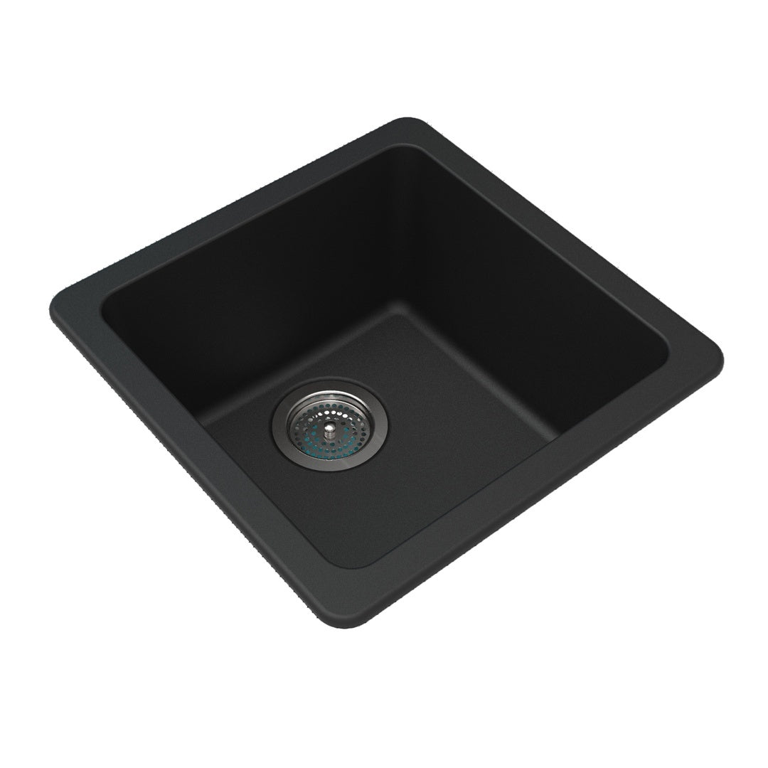 422x422x203mm - Black Stone Kitchen Sink — Default Title
