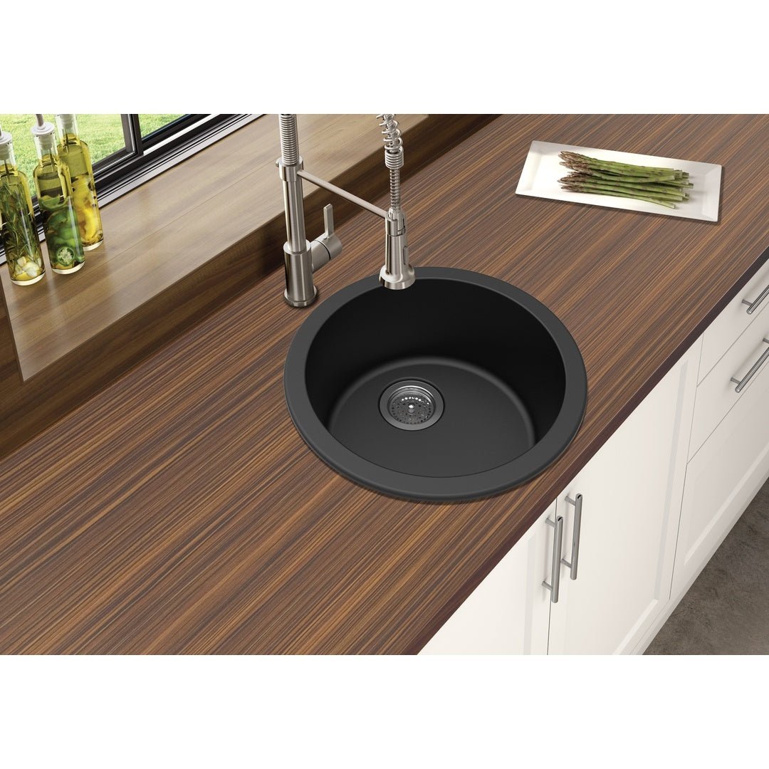 460mm - Black Stone Kitchen Sink — Default Title