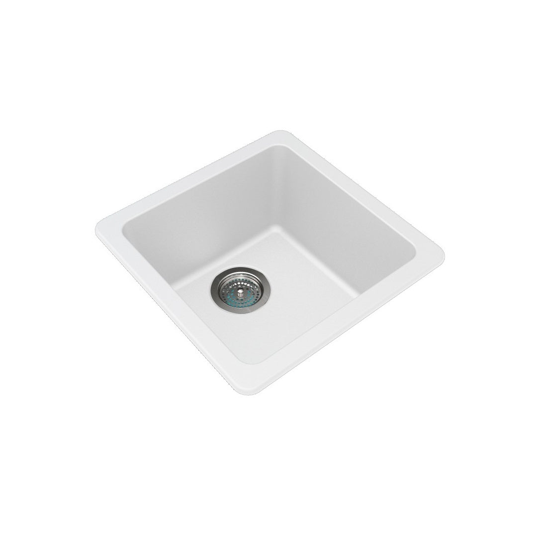 422x422x203mm - White Stone Kitchen Sink — Default Title