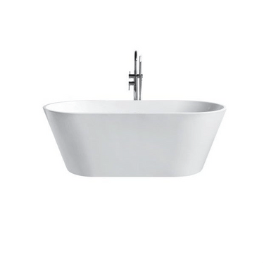 Arvo Acrylic Bathtub 1300mm - Gloss White - Nuvio - AR - 1300 - W - Bathtub