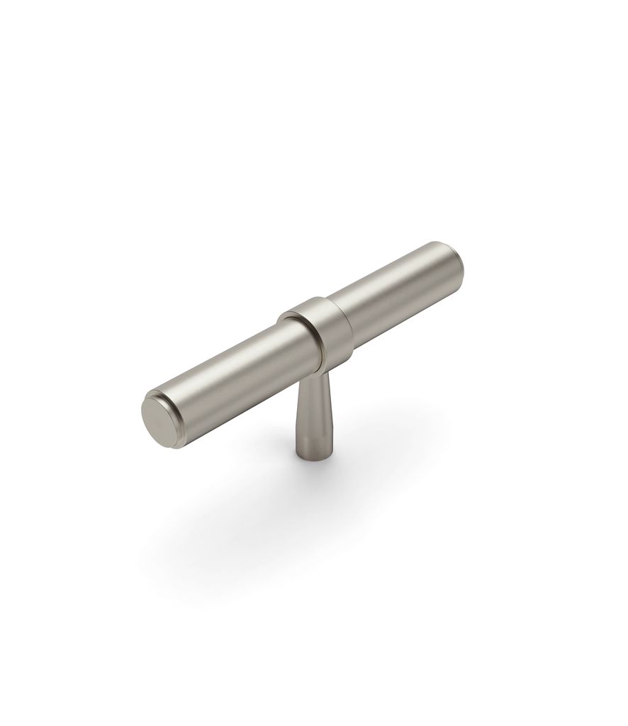 Astor Handle — 80mm / Brushed Nickel