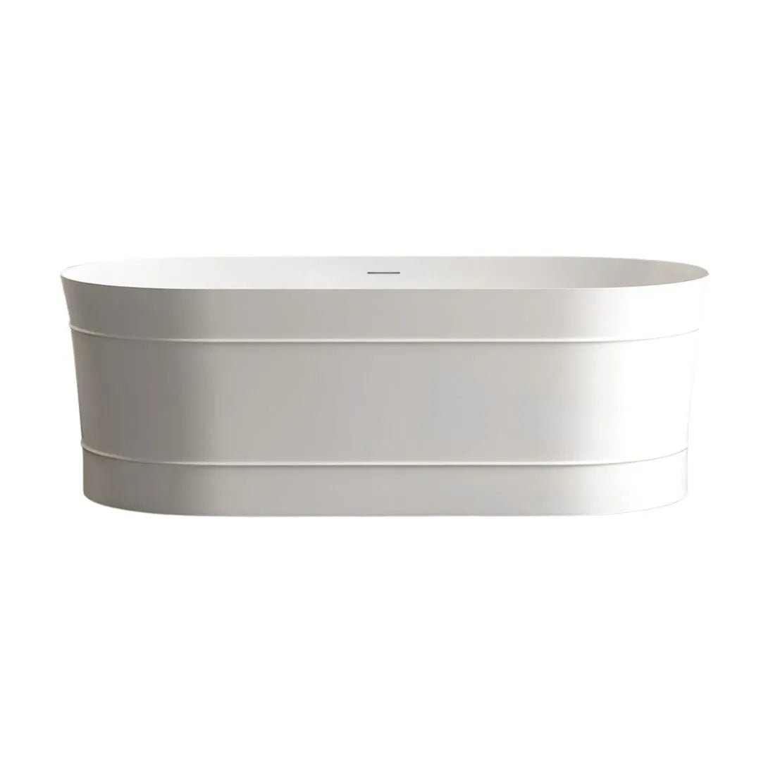 Attica Bondi 1500 Matte White Bath with Overflow — Default Title