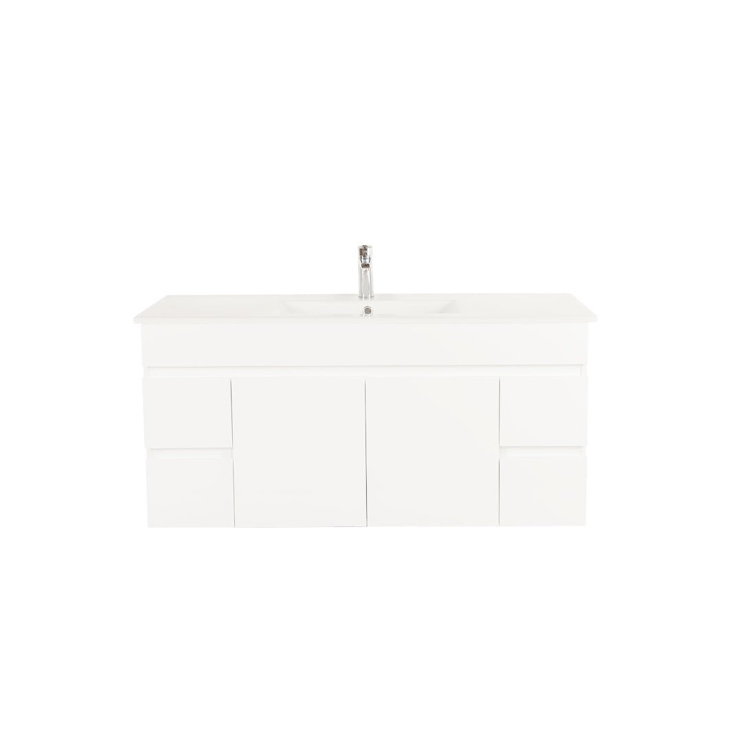 BIANCA 1200mm PVC Wall - Hung Vanity - Nuvio - BIP - 120W - GWTOP120 - Vanity