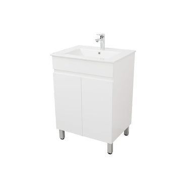BIANCA 600mm PVC Freestanding Vanity - Nuvio - BIP - 60L - GWTOP60 - Vanity