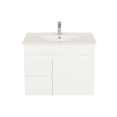 BIANCA 750mm PVC Wall - Hung Vanity - Nuvio - BIP - 75W(L/R) - GWTOP75 - Vanity