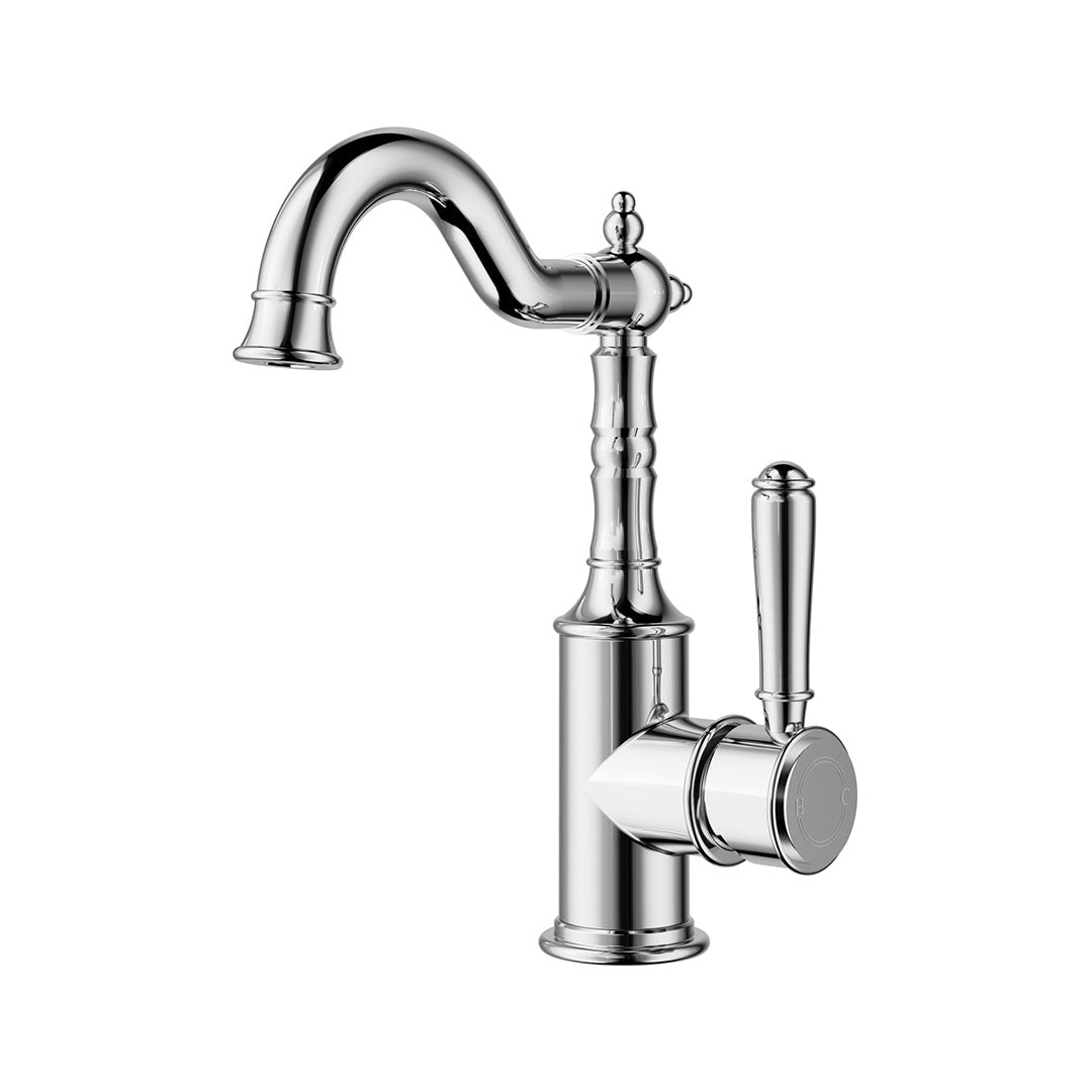 Clasico Basin Mixer — Chrome