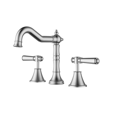 Clasico Basin Set -Brushed Nickel- Nuvio-PCK90NZ04-BN-Basin Mixer