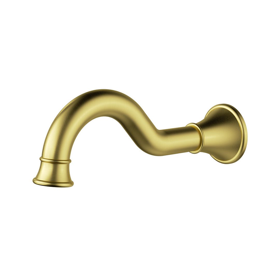 Clasico Bath Spout — Brushed Gold