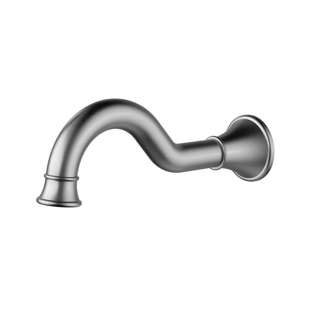 Clasico Bath Spout — Brushed Nickel