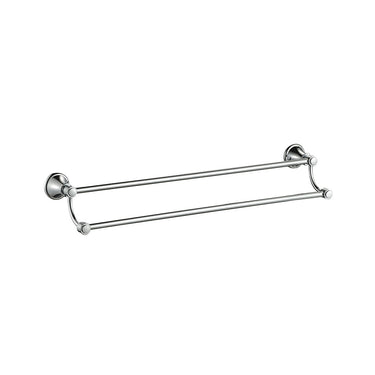 Clasico Double Towel Rail 800mm -Chrome- Nuvio-66502-800-Towel Rail