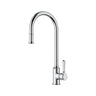 Clasico Gooseneck Pull Out Sink Mixer With Ceramic Handle -Chrome- Nuvio-HYB868-103A-Kitchen Mixer