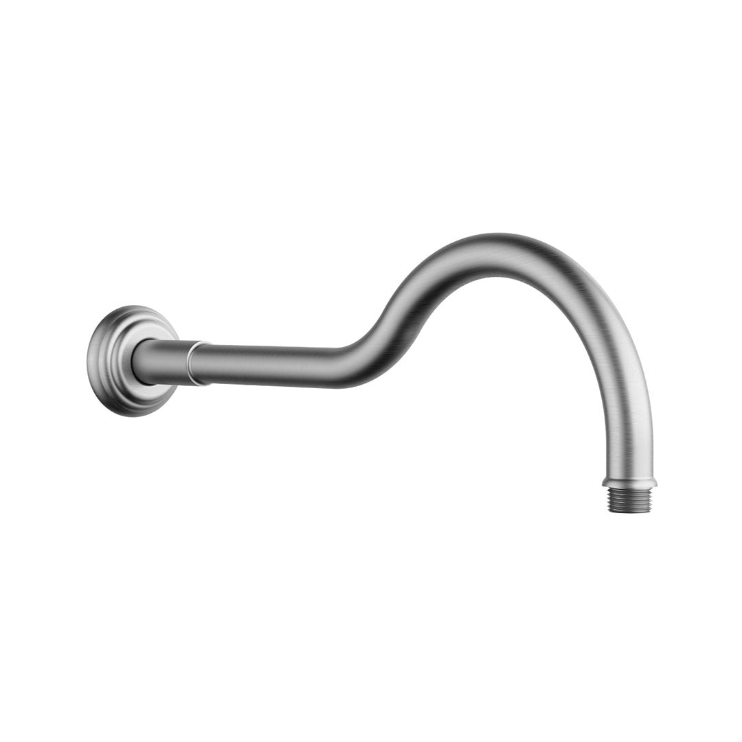 Clasico Horizontal Shower Arm — Brushed Nickel
