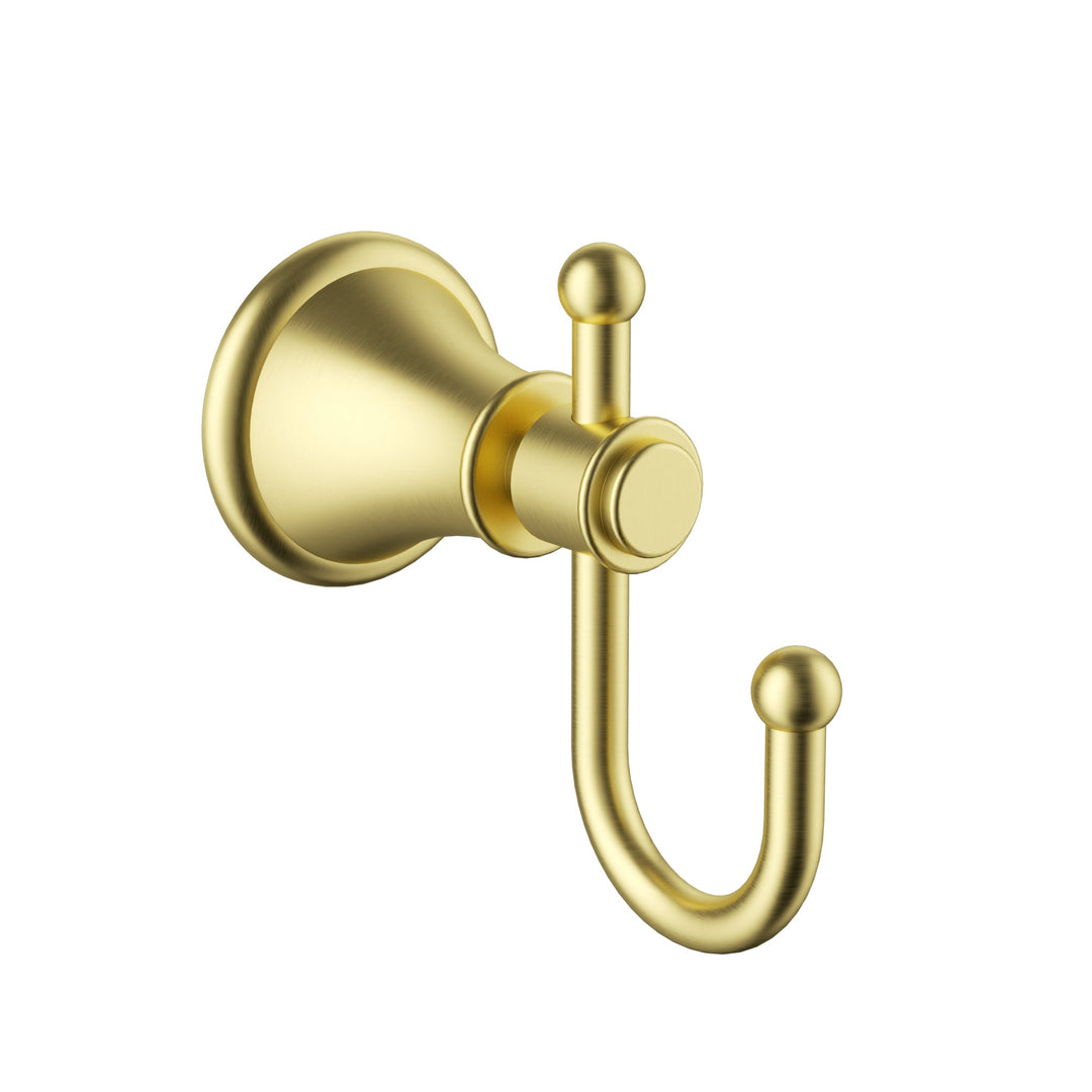 Clasico Robe Hook — Brushed Gold