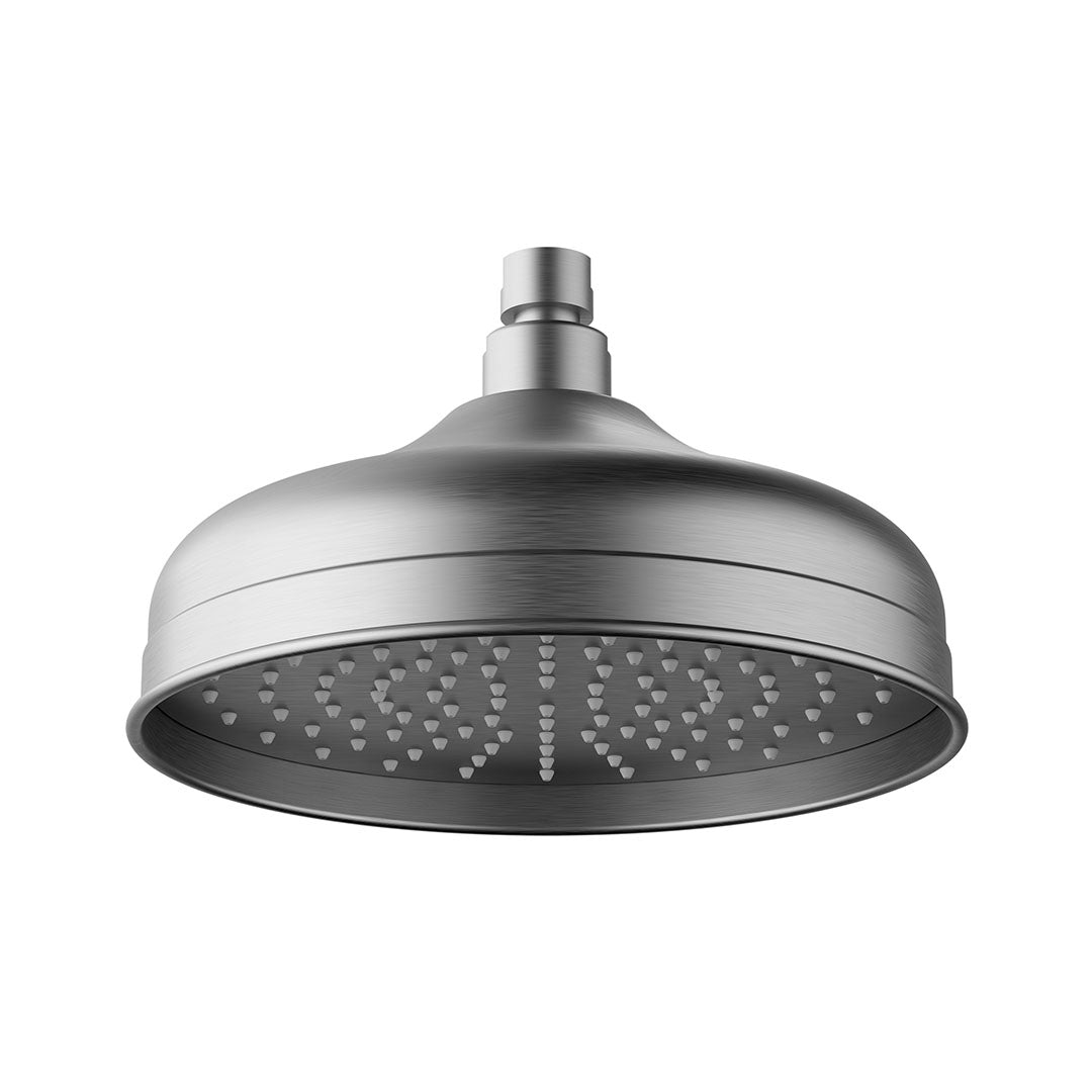 Clasico Shower Head 220mm — Brushed Nickel