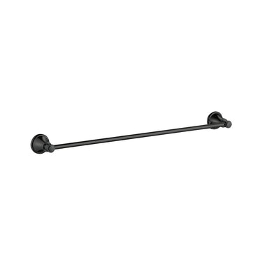 Clasico Single Towel Rail 600mm -Matte Black- Nuvio-66501-600-MB-Towel Rail