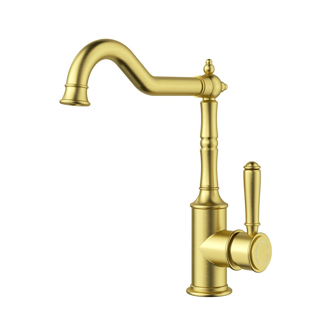 Clasico Sink Mixer — Brushed Gold