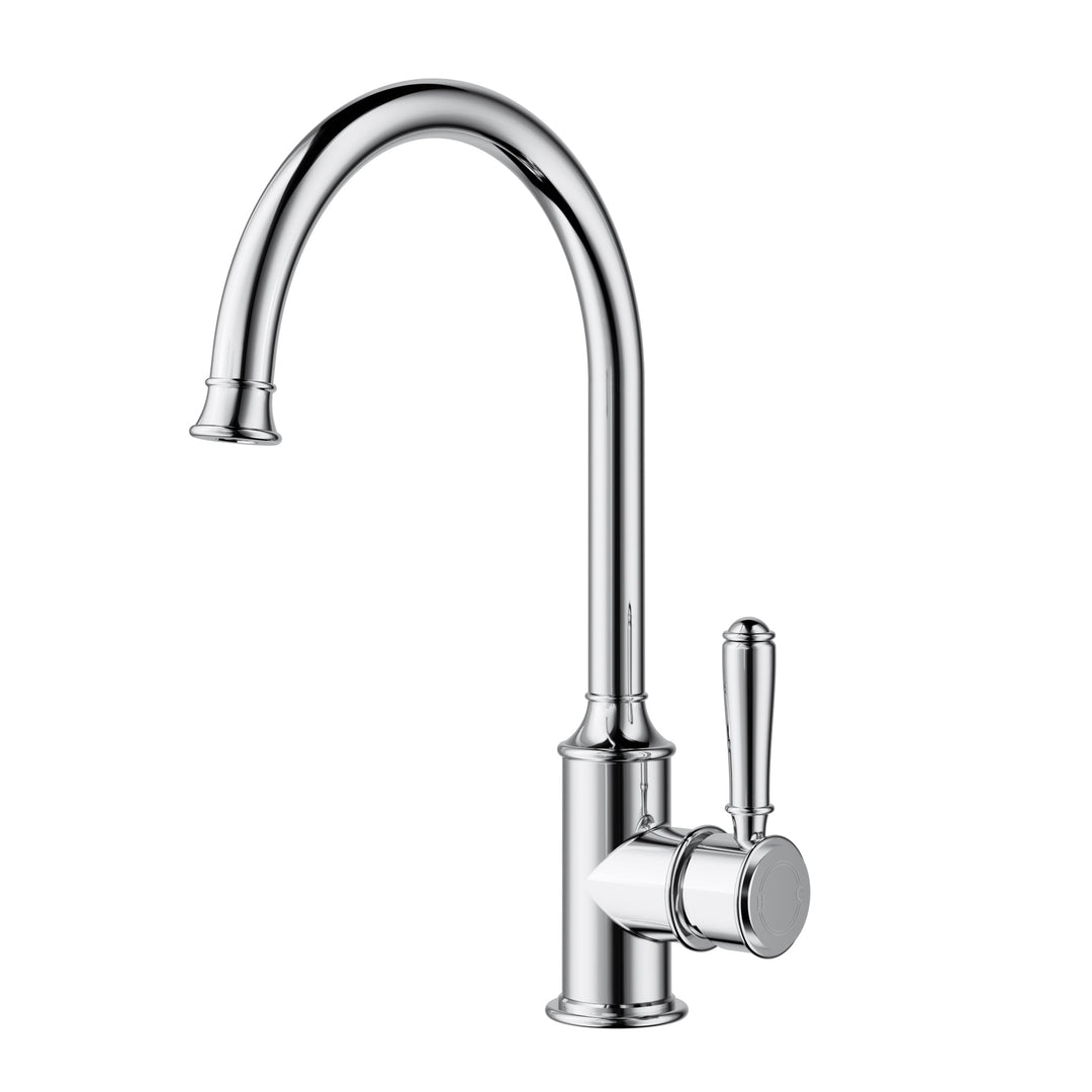 Clasico Sink Mixer Gooseneck — Chrome