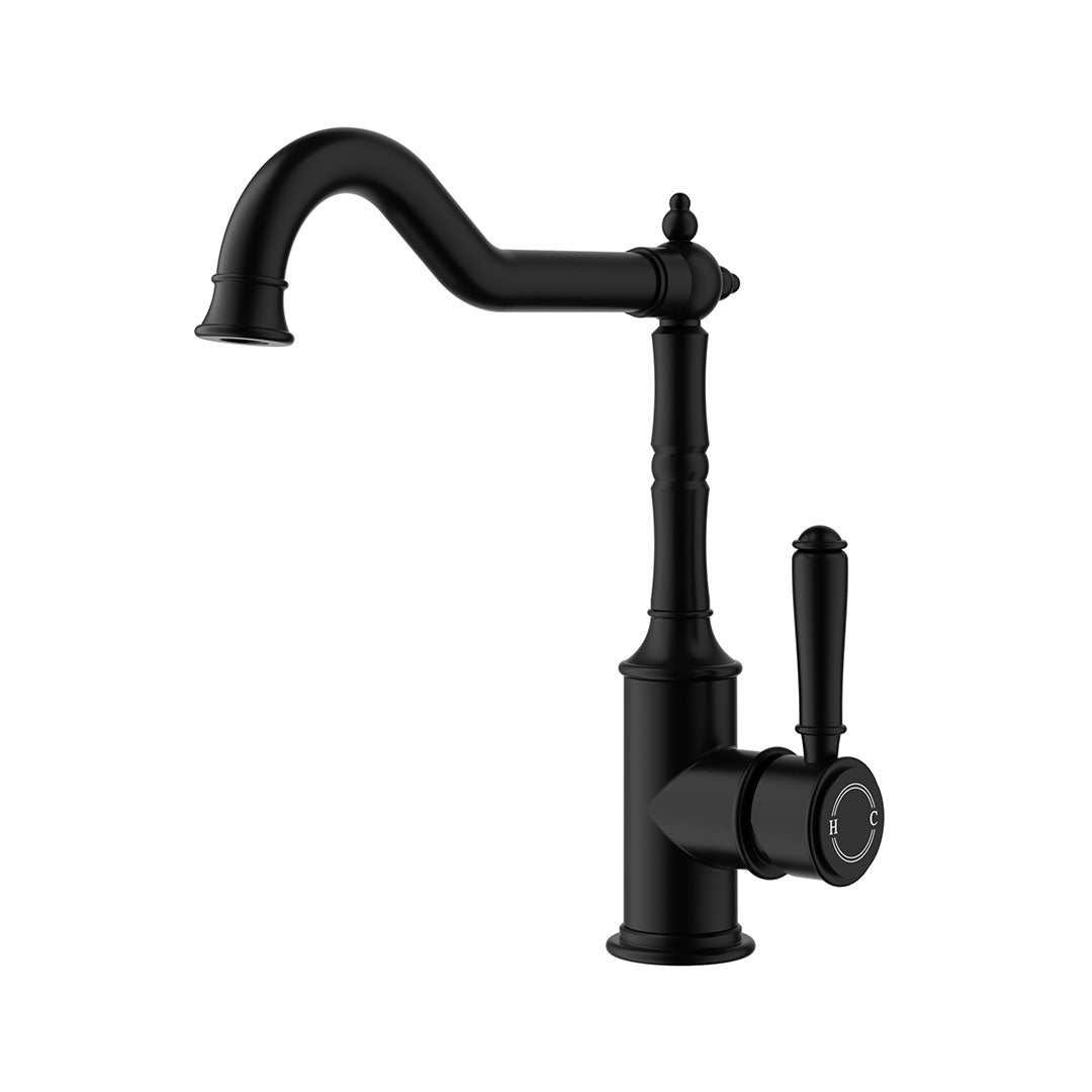 Clasico Sink Mixer — Matte Black