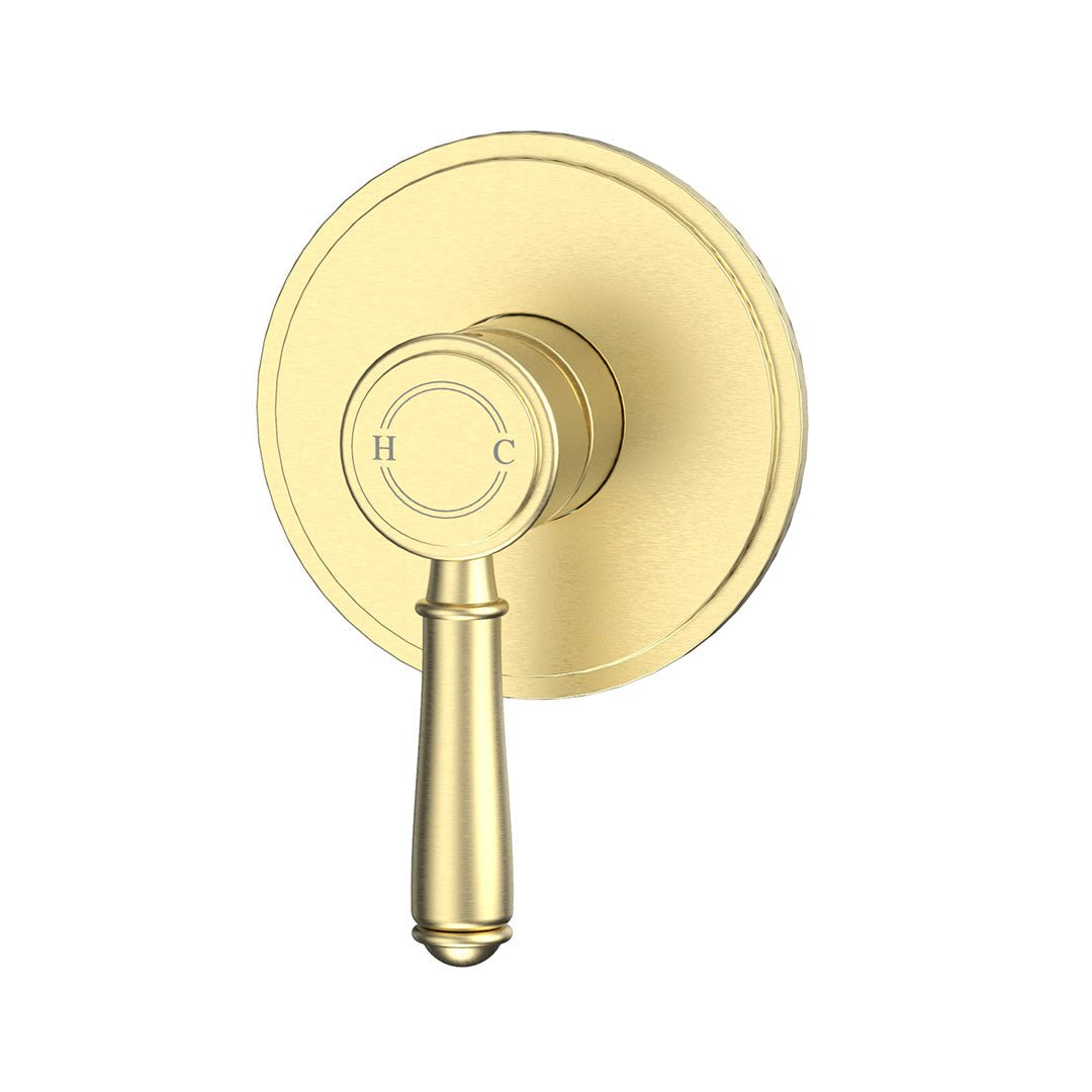 Clasico Wall Mixer Trim Kit — Brushed Gold