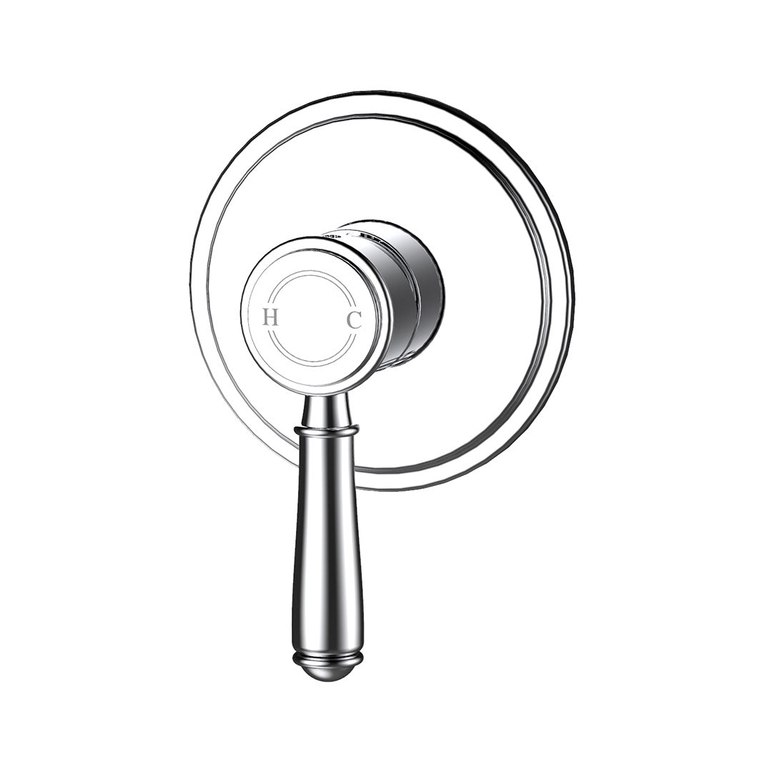 Clasico Wall Mixer Trim Kit — Chrome