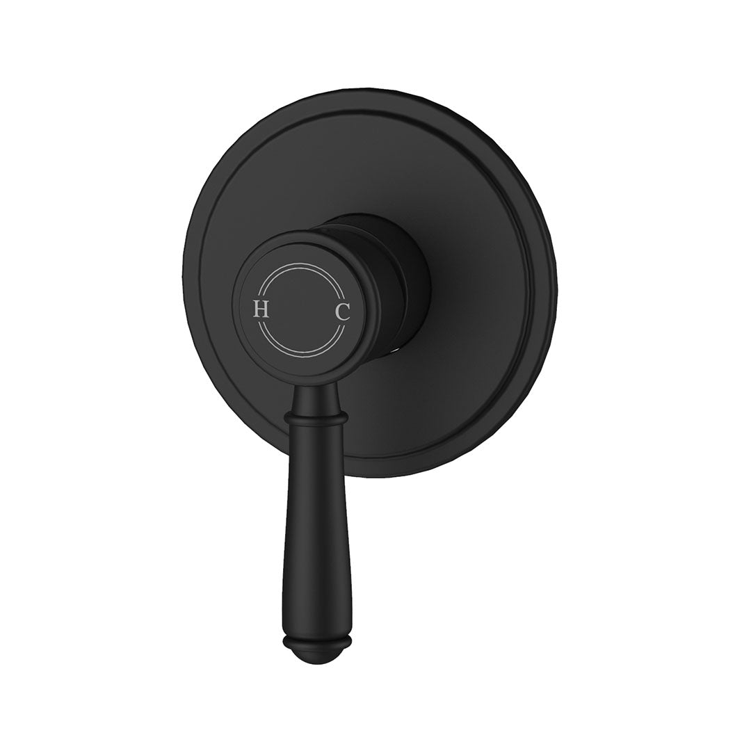Clasico Wall Mixer Trim Kit — Matte Black