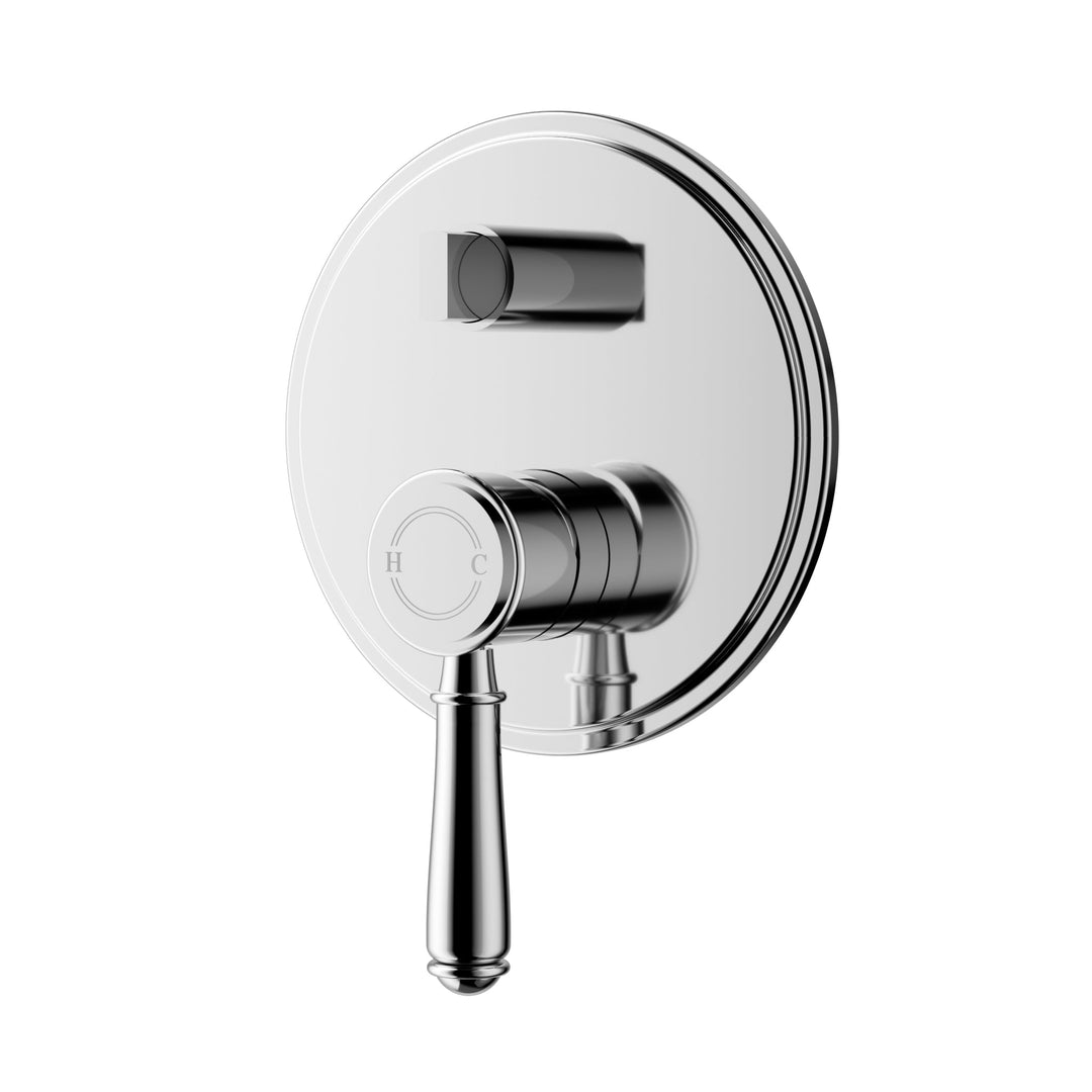 Clasico Wall Mixer Trim Kit With Ceramic Handle — Chrome
