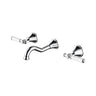 Clasico Wall Set With Ceramic Handle -Chrome- Nuvio-PCK90NZ01A-Basin Mixer