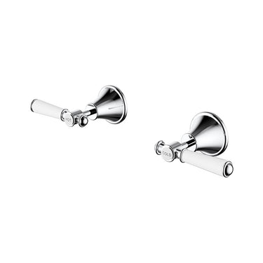 Clasico Wall Top Assemblies With Ceramic Handle -Chrome- Nuvio-PCK90NZ02A-Wall Mixer