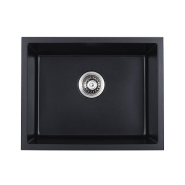 Cora Black Granite Sink 560mm - Nuvio - PGR5644 - MB - 