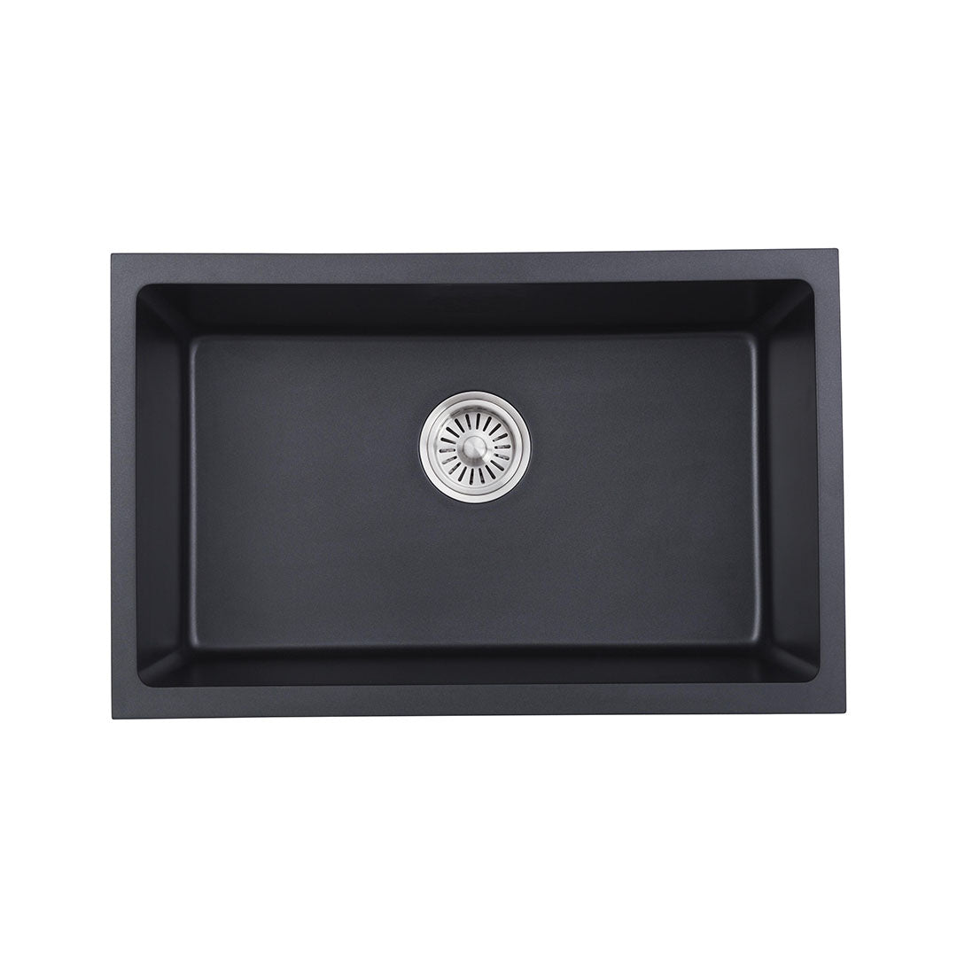 Cora Black Granite Sink 680mm — Default Title