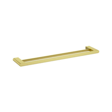 Cora Double Towel Rail - 600mm -Brushed Gold- Nuvio-5302-600-BG-Towel Rail