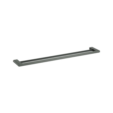 Cora Double Towel Rail - 800mm -Gunmetal- Nuvio-5302-800-GM-Towel Rail