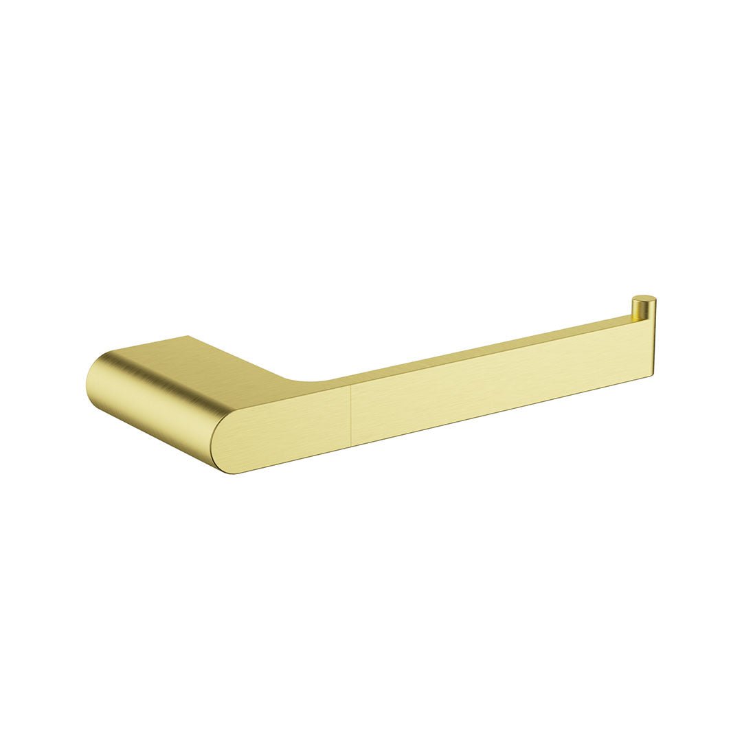 Cora Toilet Roll Holder — Brushed Gold