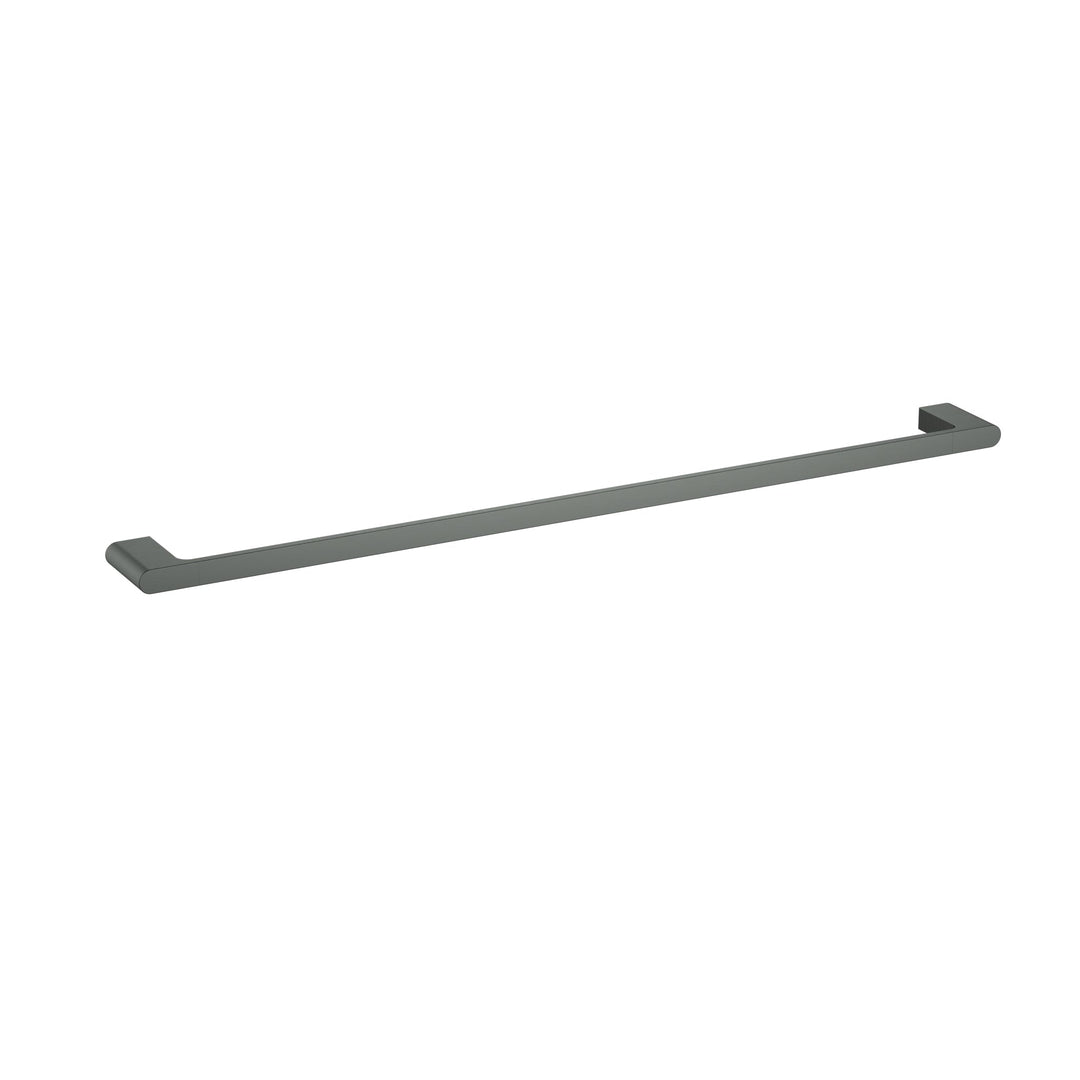 Cora Single Towel Rail 800mm — Gunmetal