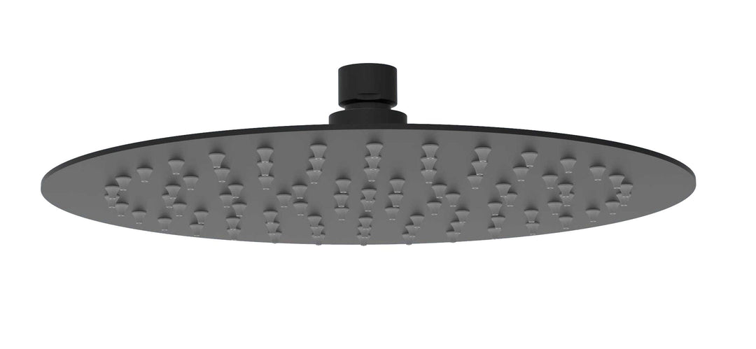Dova Round Shower Head 250mm — Matte Black