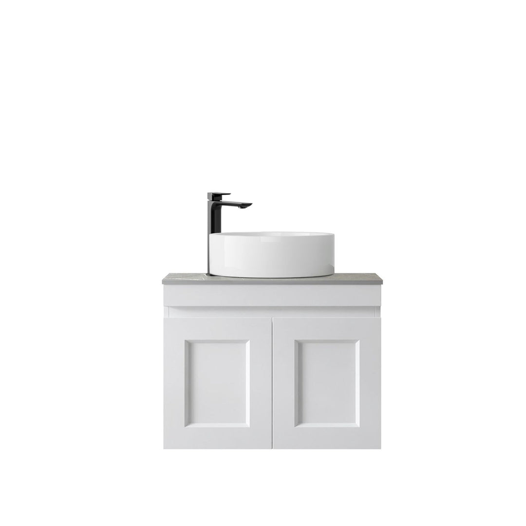 Hampton Mark II - Satin White — 600mm / Ceramic Top