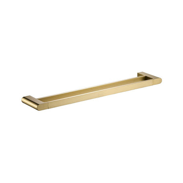 Flores Double Towel Rail 600mm -Brushed Gold- Nuvio-55302-600-BG-Towel Rail