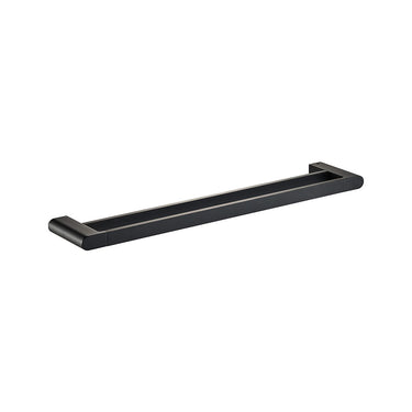 Flores Double Towel Rail 800mm -Matte Black- Nuvio-55302-800-MB-Towel Rail