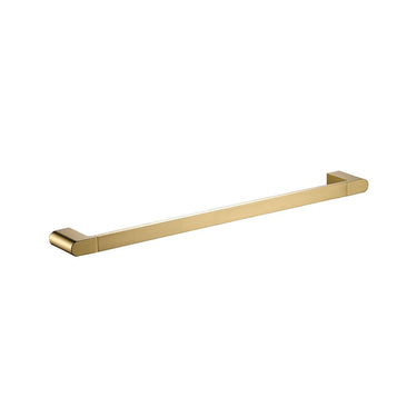 Flores Single Towel Rail 600 -Brushed Gold- Nuvio-55301-600-BG-Towel Rail