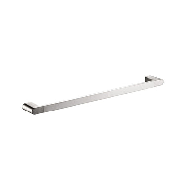 Flores Single Towel Rail 600 -Brushed Nickel- Nuvio-55301-600-BN-Towel Rail