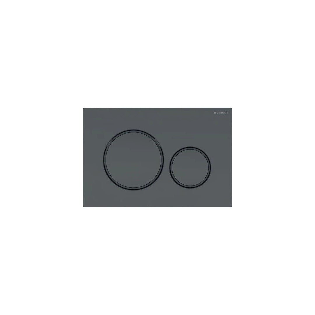 Geberit Sigma20 – Black Plate with Black Trim — Default Title